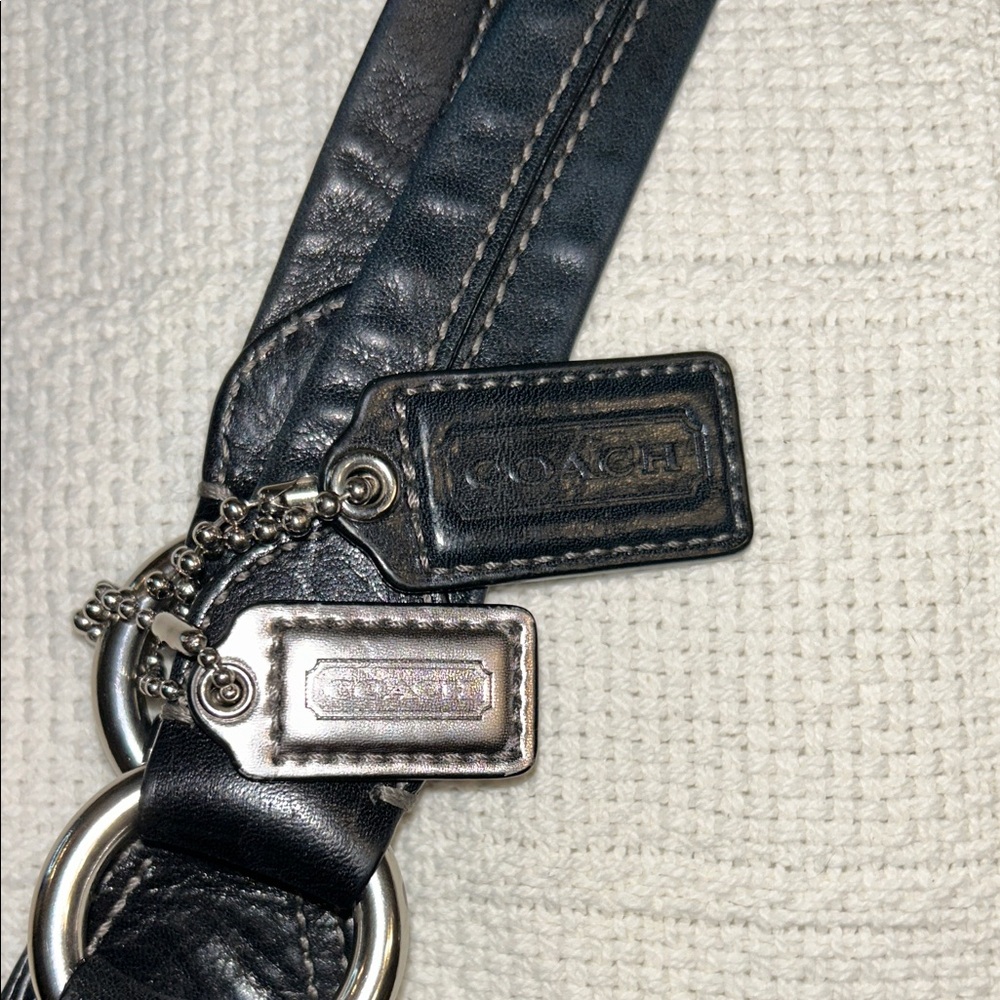 Coach Black Shoulder Bag - Picture 6 of 12